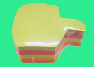 China 225 Sheets Thumb shape hand sticky notes , Fancy Assorted sticky notes for sale