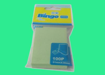 China Custom Post It Colored Sticky Notes Pastel Green 1.5 X 2 Inch Pastel Mini Memo Pad for sale