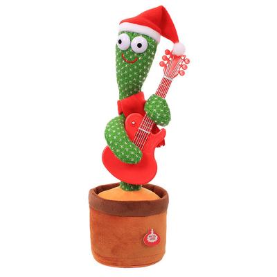 China Promotional advertising gifts 2021 wholesale price music simulation plush doll dancing cactus stuffed toys for sale