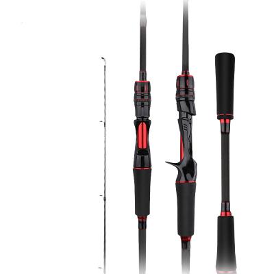 China Outdoor Fishing Activity Carbon Fishing Rod Carbon Fiber L Light For Lure Fishing Poles Two Piece Fishing Rods 1.8m/2.1m for sale