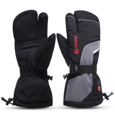 China SAVIOR HEAT Unisex Rechargeable Battery Powered Electric Heated Gloves Waterproof for sale