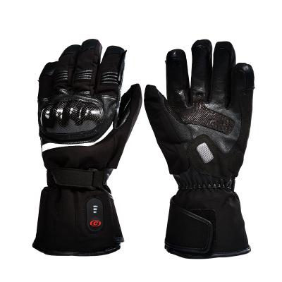 China SAVIOR Winter Full Finger Outdoor Sports Rechargeable Battery Warm Heated Motorcycle Gloves Waterproof Windproof for Fishing Skiing Hunting for sale