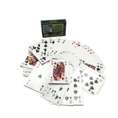 China Full Color Custom Playing Cards Paper Printing Laying Cards With A Double Tuck Box for sale