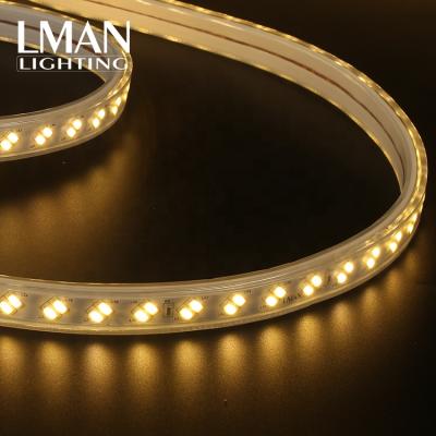 China Easy Installation CE ROHS Certification 120leds/m Waterproof IP65 AC 110V 220V SMD 5730 Led Strip Lamp for sale