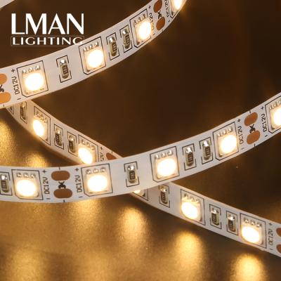 China Easy installation bare board flexible IP20 SMD 5050 60 leds/m width DC12V/24V 10W 10mm 10mm led strip light for sale