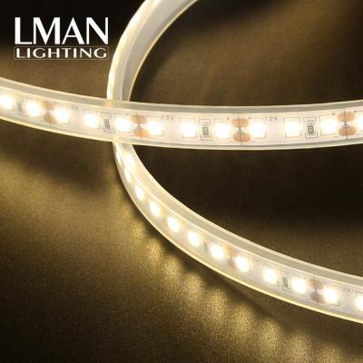 China Easy installation 50 meter commercial roll silicone tube waterproof IP65 120led/m DC12V/24V smd2835 led strip light for sale