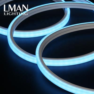 China Easy Installation Low Voltage Silicone Tube IP65 Mini 10*10mm Waterproof SMD 2835 DC12V/24V Led Neon Rope Light for sale