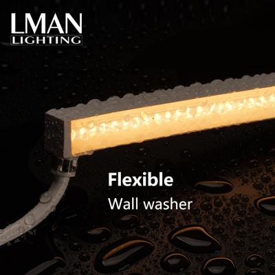 China Waterproof Front Cable Entry SMD3014 12w/m silicone IP67 flexible wall seal linear light led neon lamp for sale