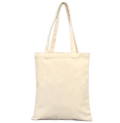 China Recyclable Recycled Custom Printed Logo Women Cotton Canvas Shopping Tote Bag With Handles for sale