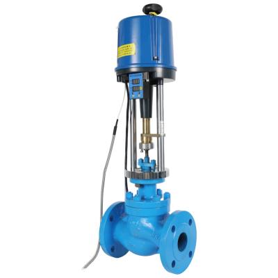 China ZZWPE-16C General Cast Steel Self Operated Temperature Control Valve Temperature Control Valve Steam Hot Water Control Valve for sale