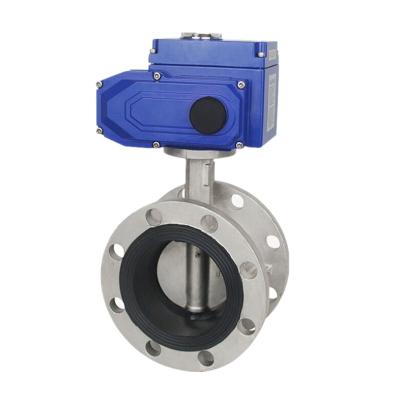 China General Stainless Steel Flange Power Centerline Soft Seal Butterfly Valve for sale