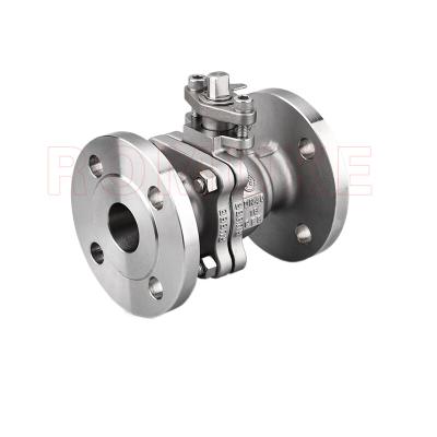 China Q41F GB Standard Overall Stainless Steel CF8 CF3 CF8M CF3M 2 Floating Type Manual Flanged Ball Valve for sale