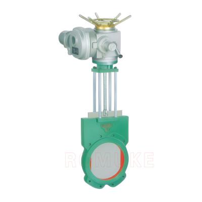 China Z973X-10C Carbon Steel WCB General Wafer Type Electric Mud Valve for sale