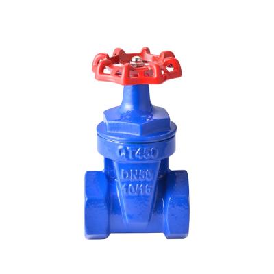 China General Z15X-16Q Seal Thread Mouth Gate Valve Iron Malleable Wire Buckle Soft Seal Gate Valve DN15 20 25 32 40 50 for sale