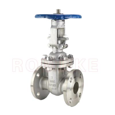 China Z41W-150LB API Standard Stainless Steel General Flange Manual Gate Valve CF8 CF3 CF8M CF3M Rising Stem Wedge for sale