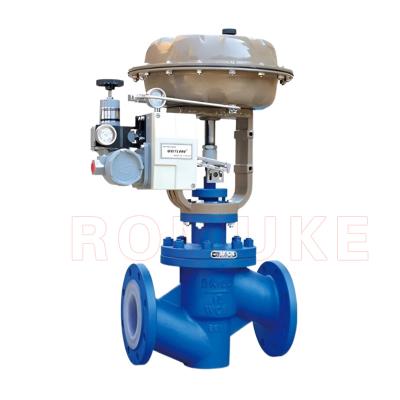 China J641F46-16C GB General Standard WCB Fluorine / PTFE Carbon Steel Jacketed Flange Pneumatic Ball Valve for sale