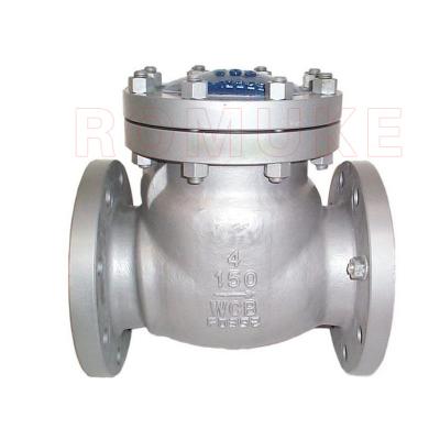 China General Elevator Flange H41H/Y-150LB API Standard Carbon Steel WCB Check Valve for sale