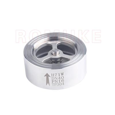 China H71W-16P Stainless Steel CF8 CF3 CF8M CF3M Wafer Lift Check General Valve for sale