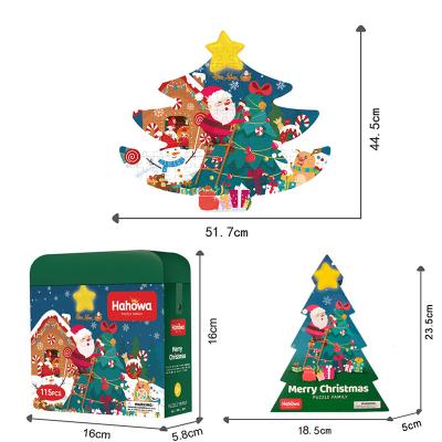 China High quality factory direct Christmas tree Art Story Puzzles Toys Shoulder baby bag colorful and comfortable puzzles for sale