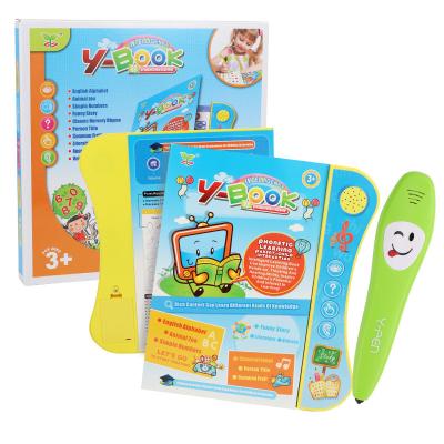 China New Early English Smart Audio eBook Toys Popular Children's Y-Book Talking Book Teaching Machine Sound Book for sale