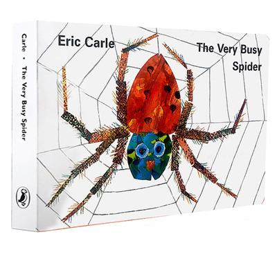 China Art Paper Eric Carle Kids Book Busy Spider Panel Even Book for sale