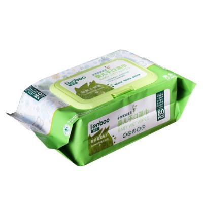 China AIWINA mini size private label travel dential baby wipes sansetive cleaning price with coconut oil for baby in pakistan for sale