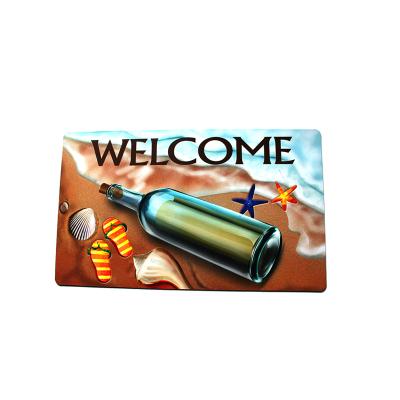 China Hot Sale Custom Printed House Adhesive-Protective Front Door Mat 	Outdoor Bathroom Accessories for sale