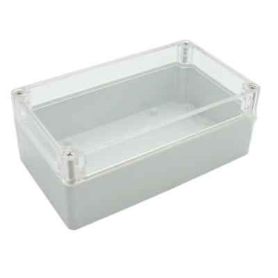 China ABS Transparent Cover 158*90*60mm Outdoor Waterproof IP66 Junction Box Junction Box 4 Screws for sale