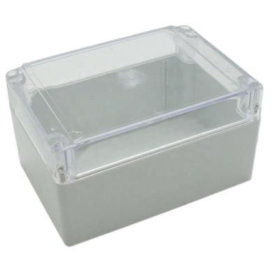 China ABS Transparent Cover 160*108*90mm Outdoor Waterproof IP66 Box Junction Box 4 Screws for sale