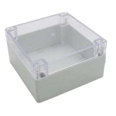 China ABS Transparent Cover 160*160*90mm Outdoor Waterproof IP66 Junction Box Junction Box 4 Screws for sale