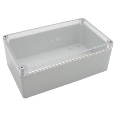 China 200*120*75mm ABS PVC Transparent Cover Outdoor Waterproof IP66 Junction Box Junction Box 4 Screws for sale