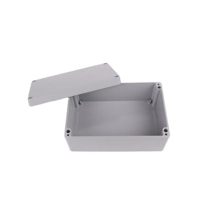 China Ningbo Color Customizable Solid Heatsink Aluminum Extruded Junction Box With Hole Drilling Service 222*145*55 for sale