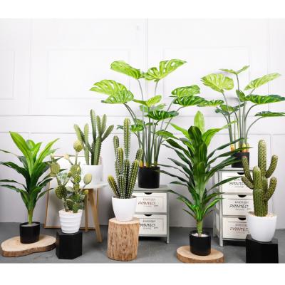 China Hotsale Decoration Flower Bird Of Paradise Plant Cloth Artificial Tree Potted Plants for sale