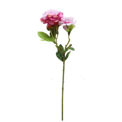 China Decoration Artificial Flower For Home Decor Wedding Home Decoration 3 Head Artificial Rose Flowers for sale