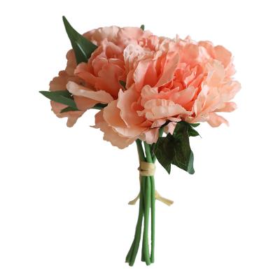 China Wholesale Decoration Artificial Silk Peony Flower For Wedding Decoration for sale