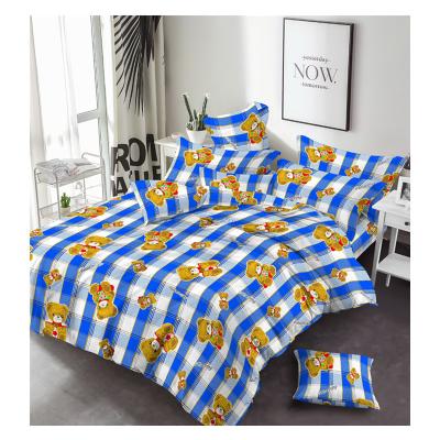 China China fabric 100 polyester fabric breathable high quality soft handfeeling printed bedset for kids for sale