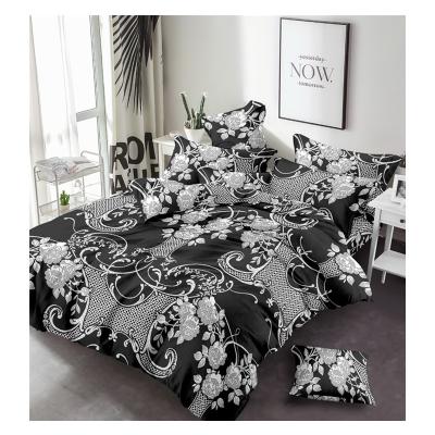 China Beautiful Tear-resistant Floral Pattern 100polyester Microfiber Scatter Print Bed Sheet Fabric for sale