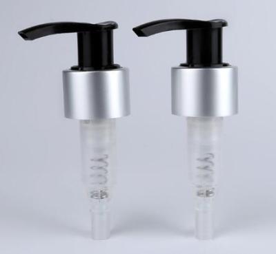 China Non Spill Non Spill Push Type PP Anodized Aluminum Screw Pump Shower Gel Lotion Pump for sale