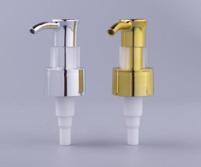 China Spill No No Spill Push Type Long Loop Mouth Cleaning Lotion Pump-Cosmetic Custom Oil Pump-Anodized Aluminum Essential Oil Pump for sale