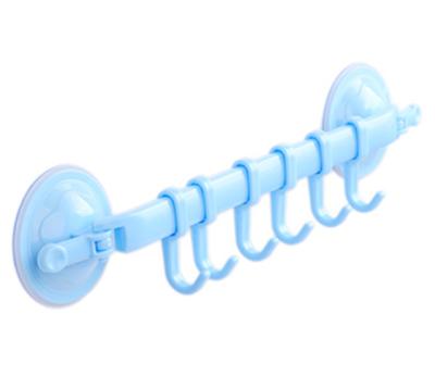 China Strong Suction Cup 6 Hook Multifunctional Multifunctional Locking Type for sale