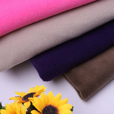 China Lowest Price Anti Pill Single Fleece Knitted Fabric 155cm/160cm Double Windproof Wholesale for sale