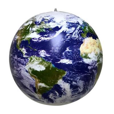 China Inflation Lighting Giant Inflatable Globe Balloon Earth Globe Inflatable Planet Balloon Customized for sale