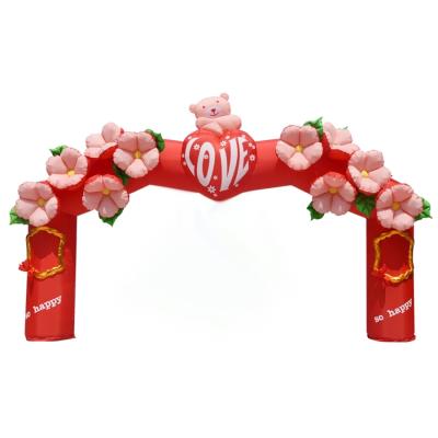 China Oxford Cloth or PVC Quality Assurance Inflatable Wedding Arch Start Finish Promotional Advertising Inflatable Arch for Sports Events for sale