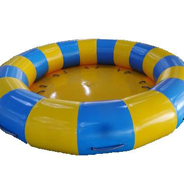 China Sea Aqua Twister Inflatable Spinner Water Boat , Inflatable Disco Boat Motorized Water Toy For Sale for sale