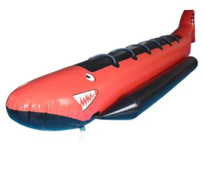 China Inflatable Cool Towable Water Ski Tube, Water Bike Jet Pedal Sea Shark Boat Banana Boat Float Boat for sale