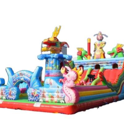 China Factory Custom Kids Colorful Jumping Castles Kid Party Inflatable Bounce House Customized for sale