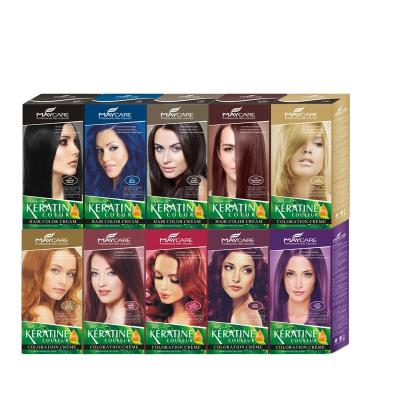 China Professional Hair Color Supplier Different Hair Color Changing Hair Color Creams All Natural Professional Hair Color Dye Cream For Men 25ML for sale