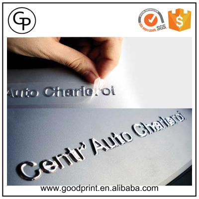 China Scratch Off Top Grade Custom Top Sell Most Popular Custom Logo Metal Car Sticker for sale