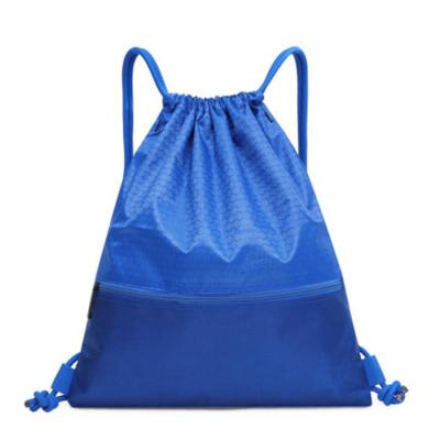 China Low MOQ Original Good Quality Fashion Logo Polyester Bag Custom Drawstring Bag Waterproof From Factory for sale