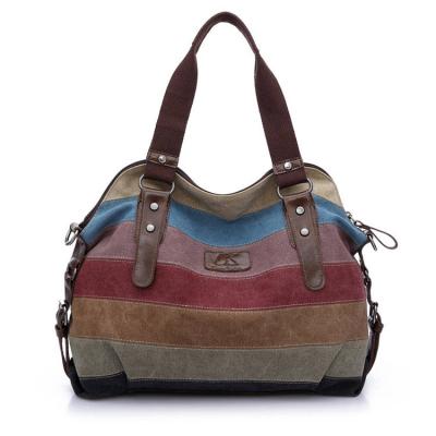 China 100% Eco-friendly Multifunctional Large Capacity New Women's Tote Canvas Handbags for sale